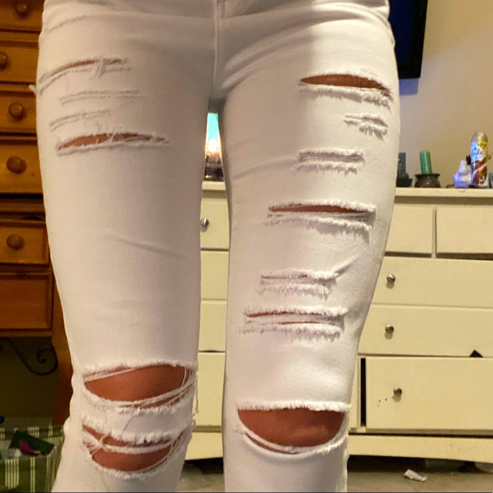 Topshop White Skinny Jeans✨